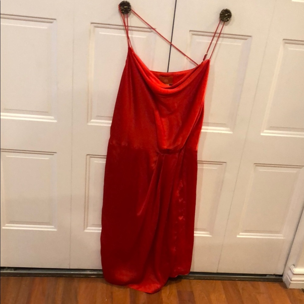 Elegant Red Slip Dress H&M